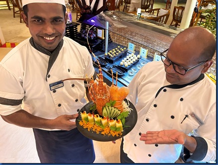 Olhiveli - lobster sushi