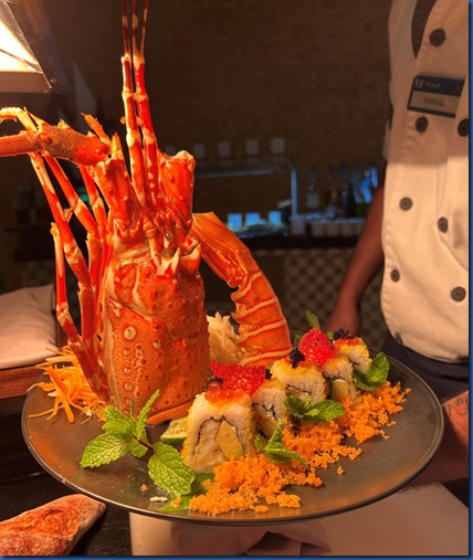 Olhuveli - lobster sushi