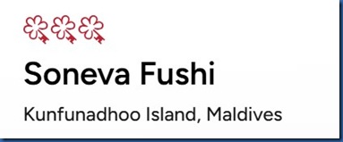 Soneva Fushi - Michelin Soneva Fushi - Michelin